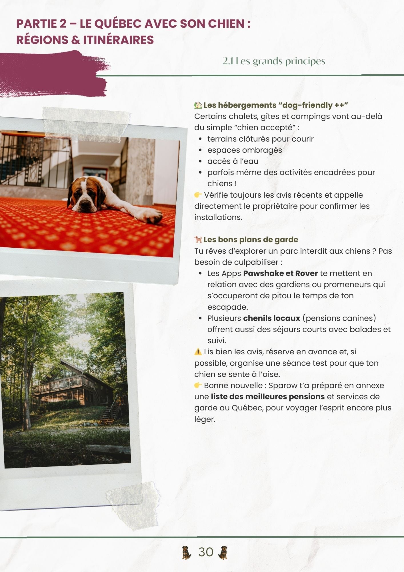 Québec Dog Friendly, le guide